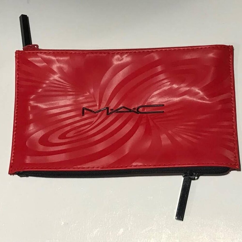 MAC Reversible Zipper Carrying Pouch/Makeup Bag